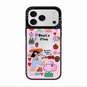 Cute Cartoon iPhone 17 Pro Max Case – Mirror Back, Camera Protection